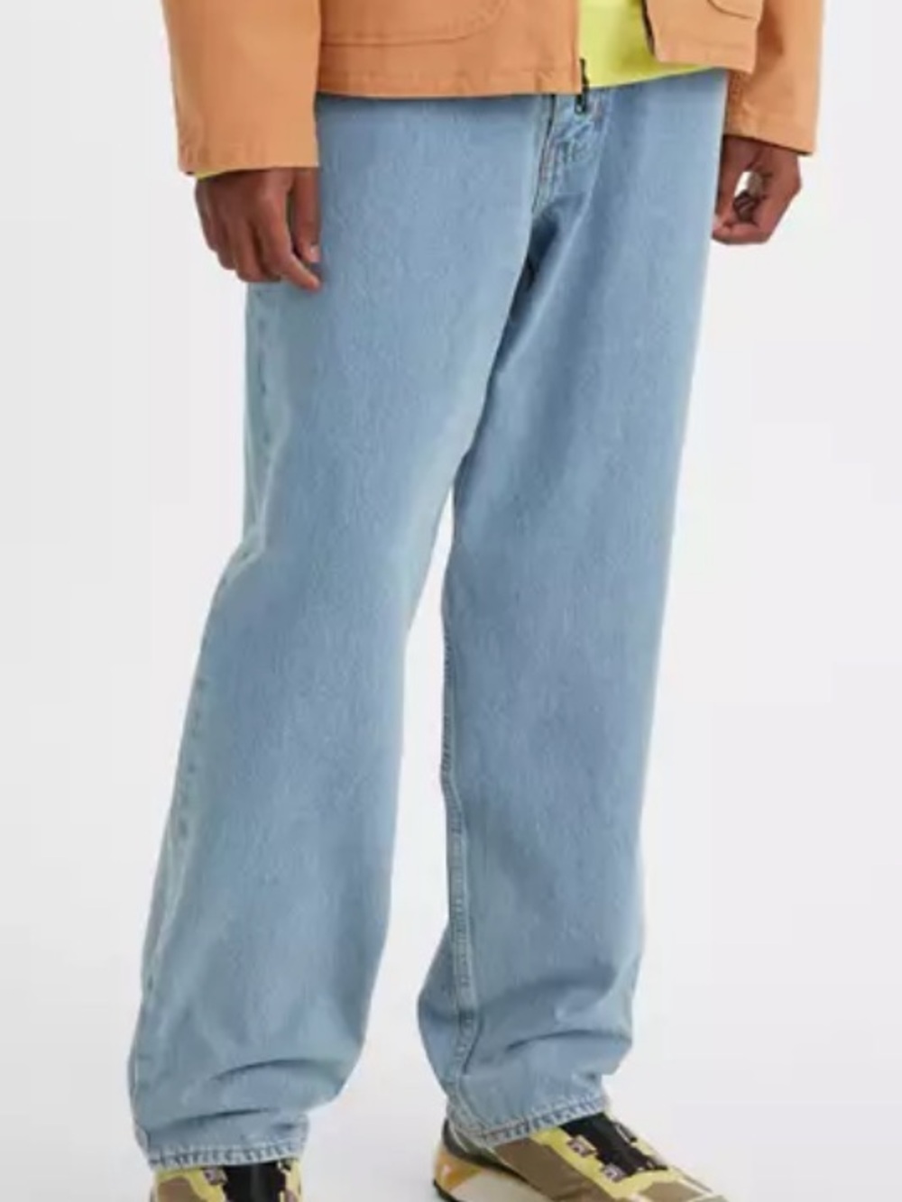 Levi's 36 x 34 Jeans Skateboarding Super Baggy in Simple Rinse Medium Wash NWT